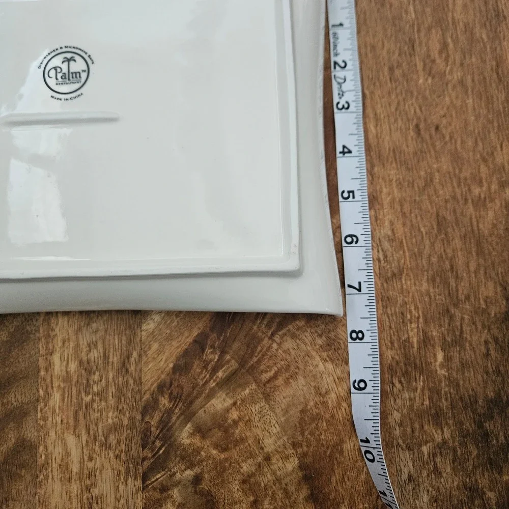 Palm Restaurant Rectangular Plates 10.5